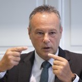 Stéphane Rossini lors de la conférence de presse du 6 août 2024 sur l'erreur de calcul de l'OFAS.